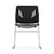 Officesource Stacked Seating Armless Stackable Side Chair with Chrome Frame OSSN6015BK - alternate 5